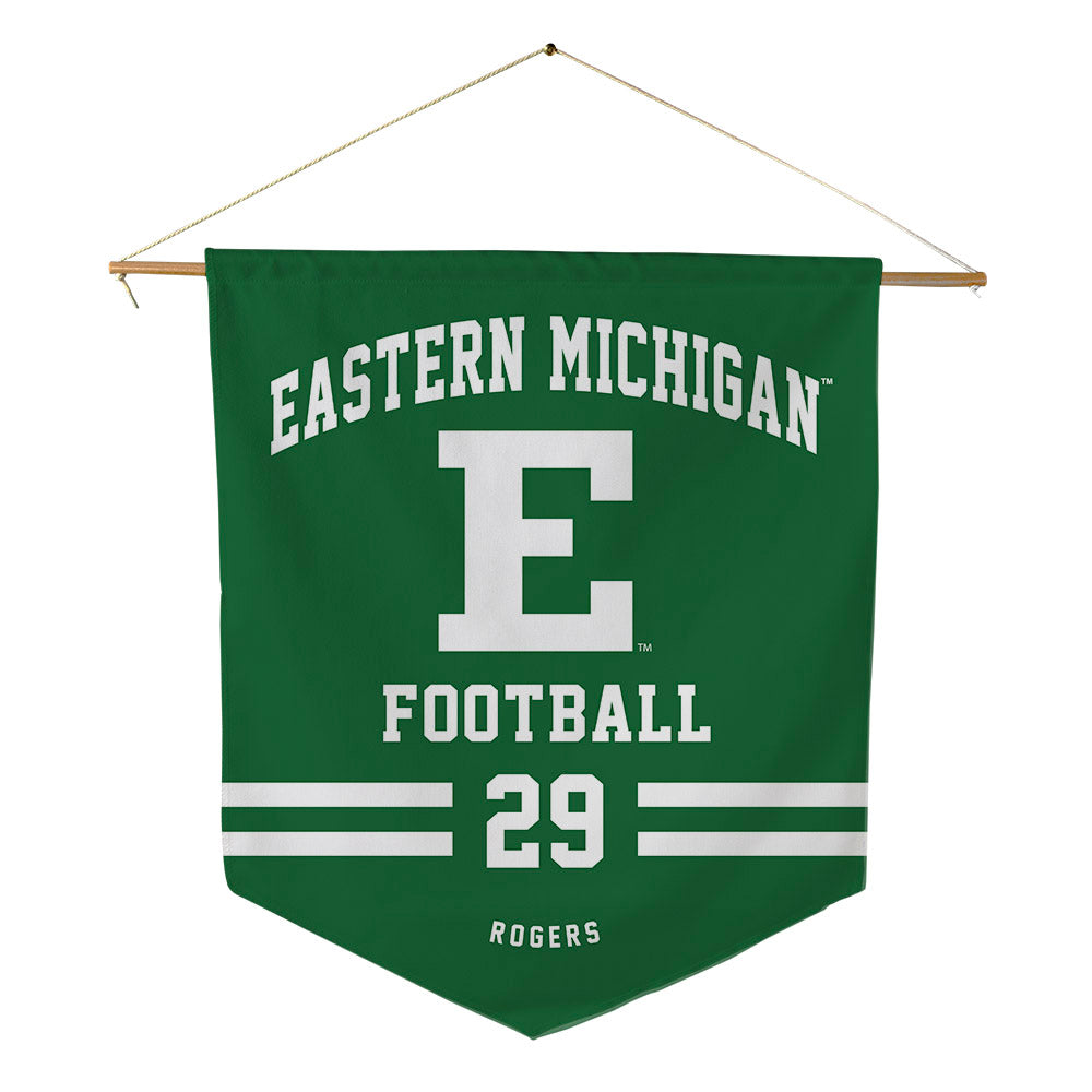 EMich - NCAA Football : Donmiel Rogers - Pennant - 18" x 21"-0