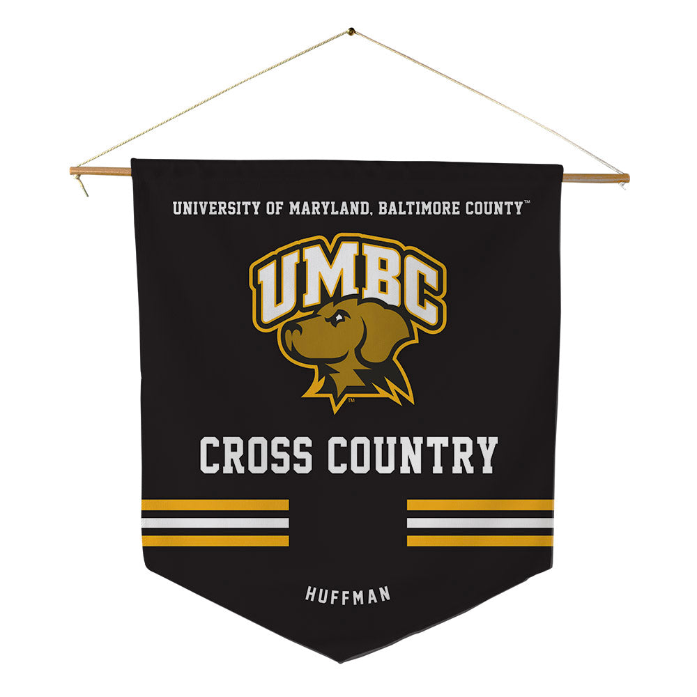 UMBC - NCAA Women's Cross Country : Ava Huffman - Pennant - 18" x 21"-0