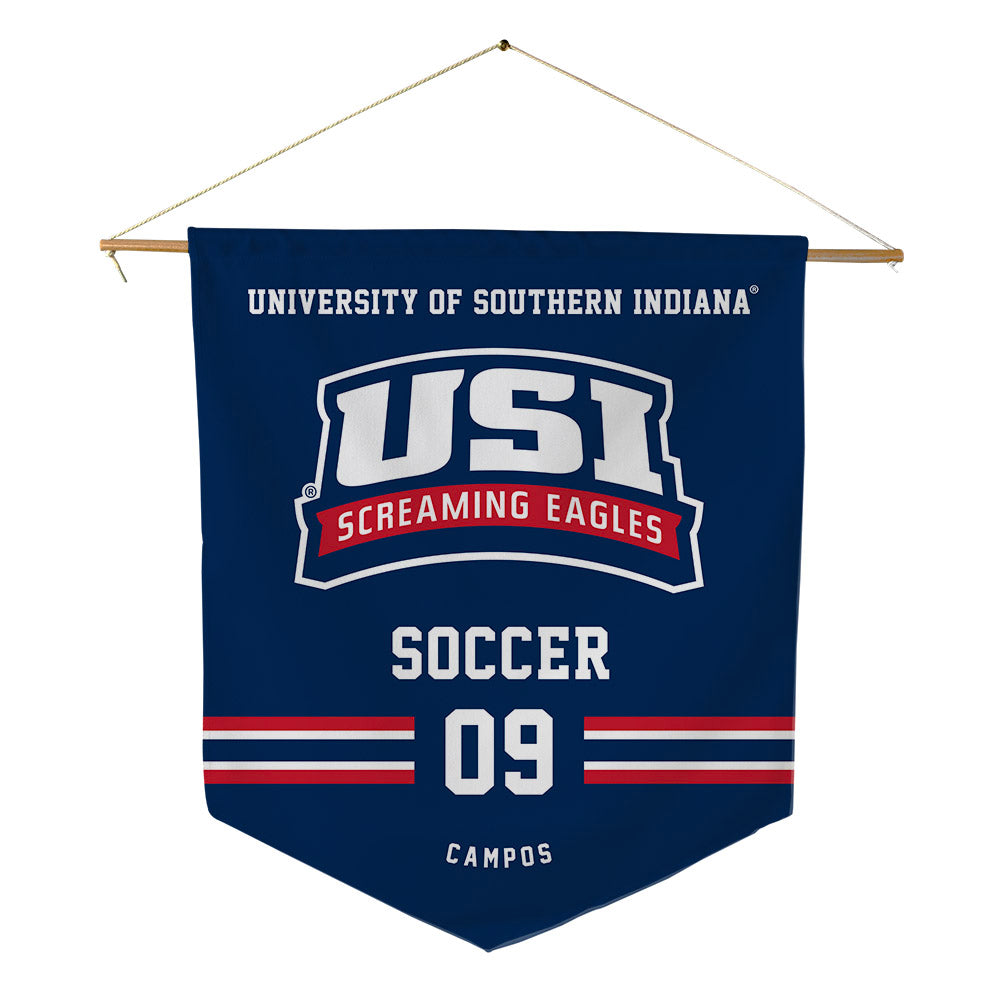 USI - NCAA Women's Soccer : Paulina Campos - Pennant - 18" x 21"-0