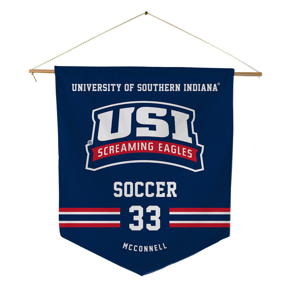 USI - NCAA Men's Soccer : Sam McConnell - Pennant - 18" x 21"-0