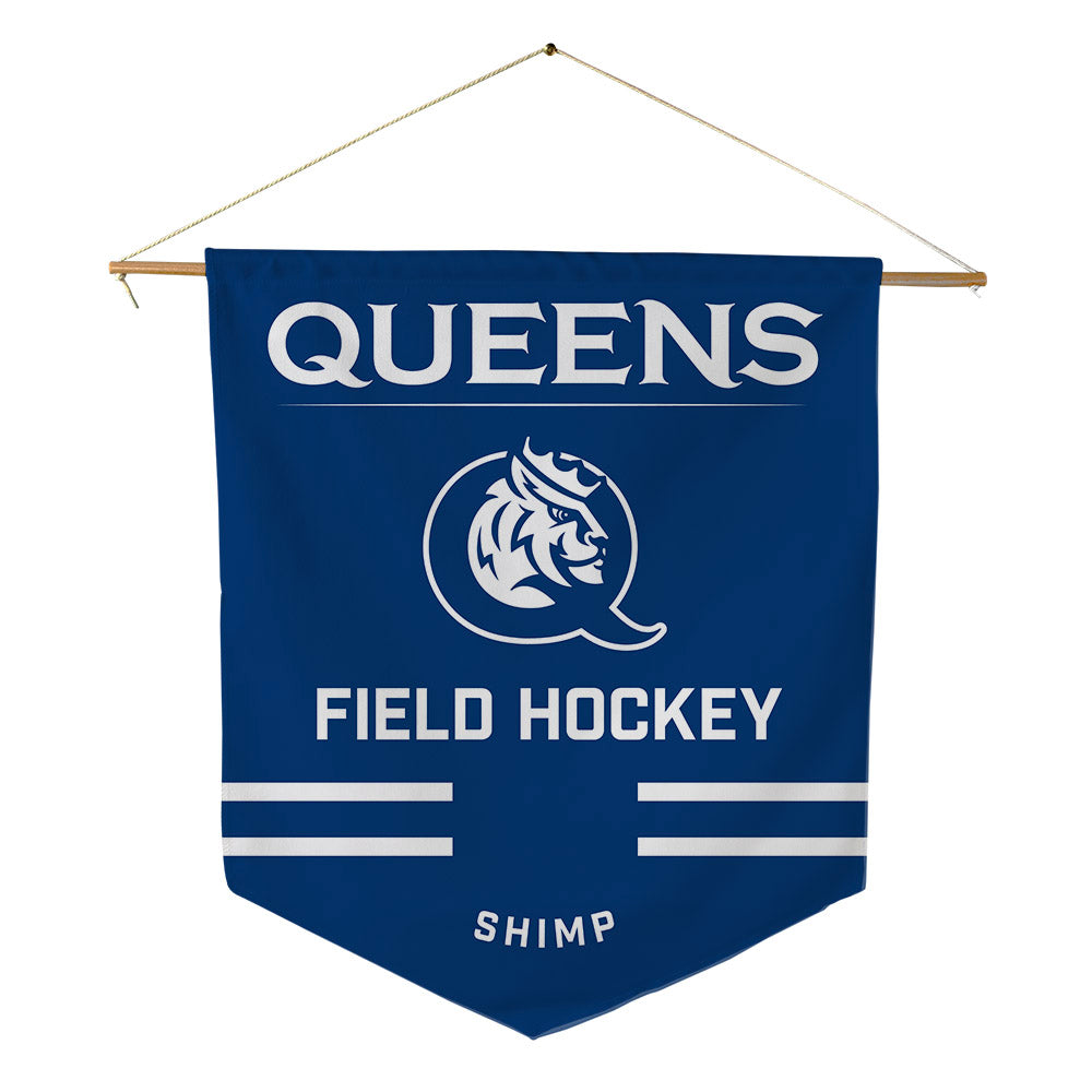 Queens - NCAA Women's Field Hockey : Alana Shimp - Pennant - 18" x 21"-0