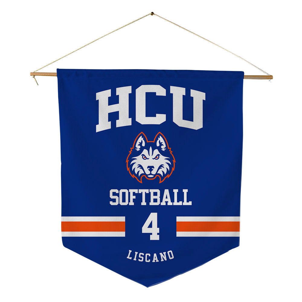 HCU - NCAA Softball : Raenna Liscano - Pennant - 18" x 21"-0