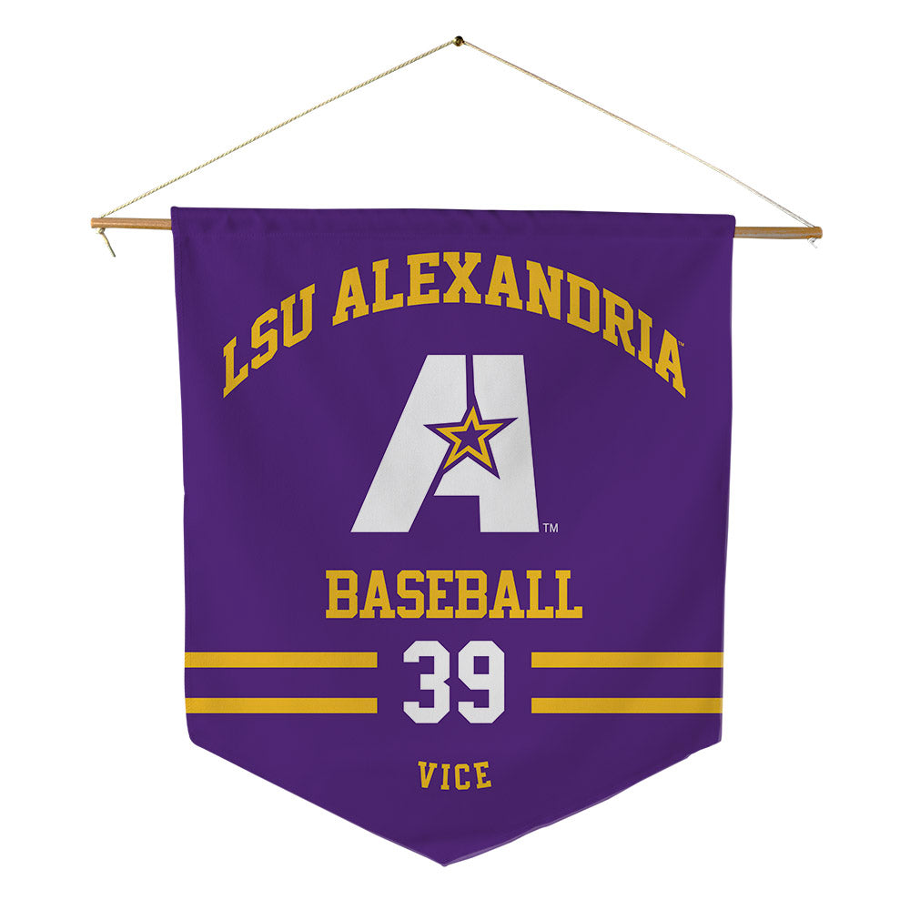 LSUA - NCAA Baseball : William Vice - Pennant - 18" x 21"-0