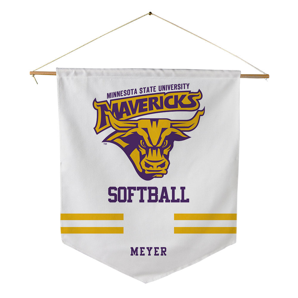 Minn. St. - NCAA Softball : Lori Meyer - Pennant - 18" x 21"-0