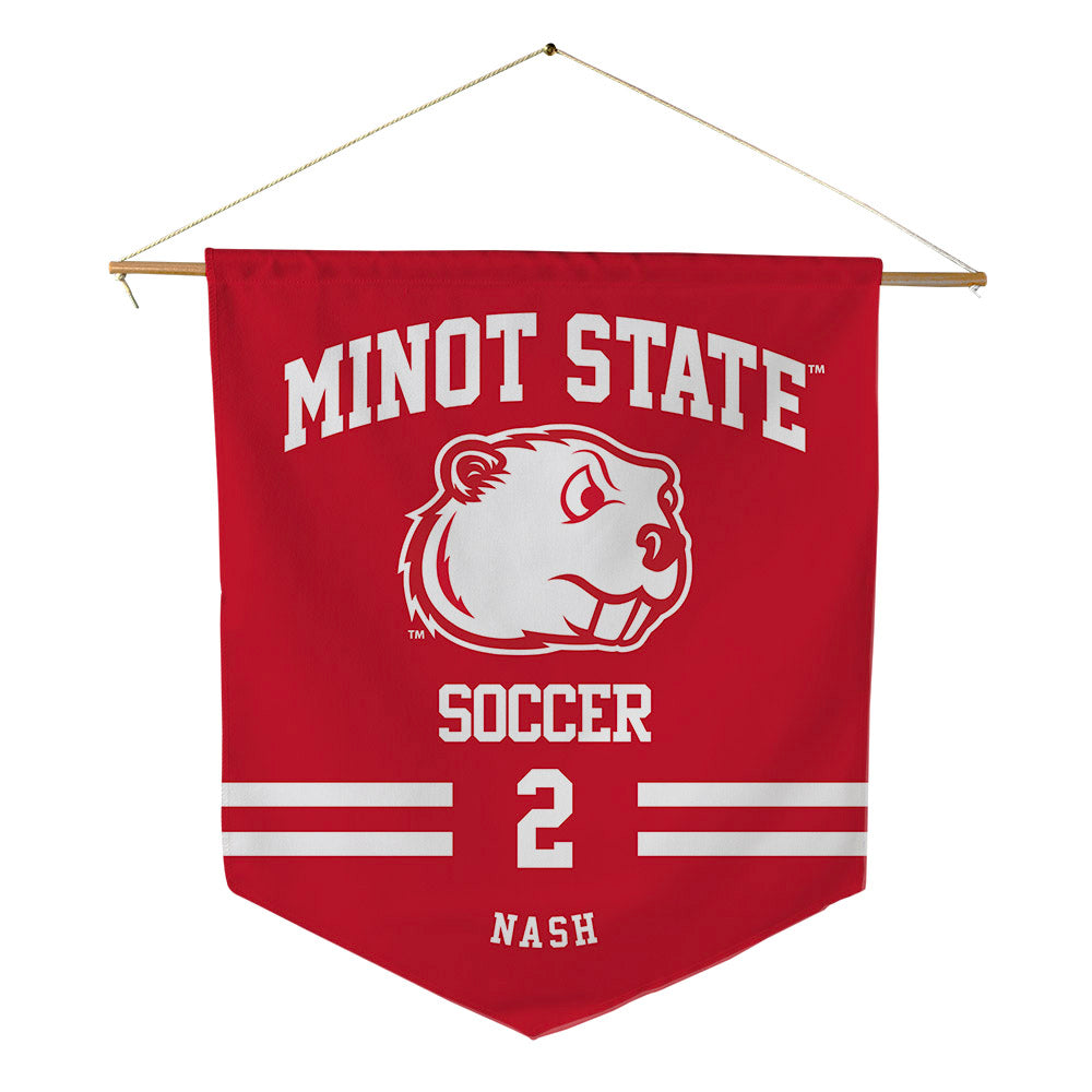 Minot State - NCAA Women's Soccer : Giselle Nash - Pennant - 18" x 21"-0