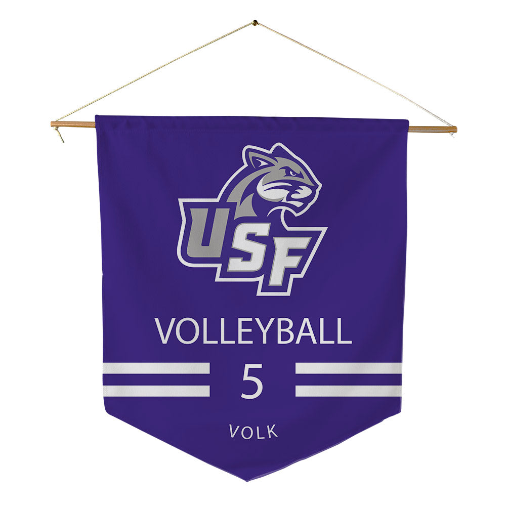 Sioux Falls - NCAA Women's Volleyball : Gretchen Volk - Pennant - 18" x 21"-0
