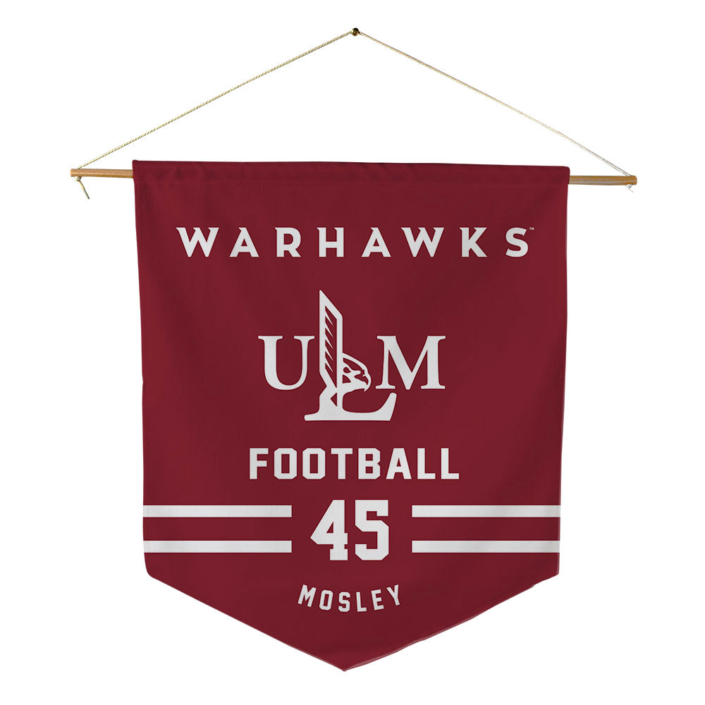 ULM - NCAA Football : Clifton Mosley - Pennant - 18" x 21"-0
