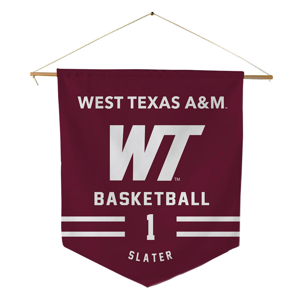 WTAMU - NCAA Women's Basketball : Juliet Slater - Pennant - 18" x 21"-0