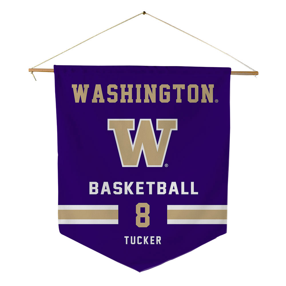 Washington - NCAA Men's Basketball : Bryson Tucker - Pennant - 18" x 21"-0