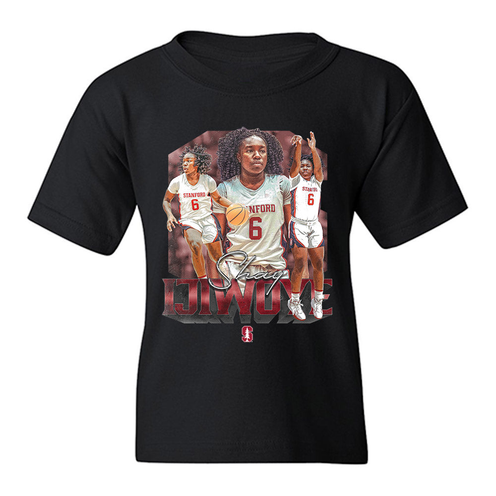 Stanford - NCAA Women's Basketball : Shay Ijiwoye - Collage Youth T-Shirt-0