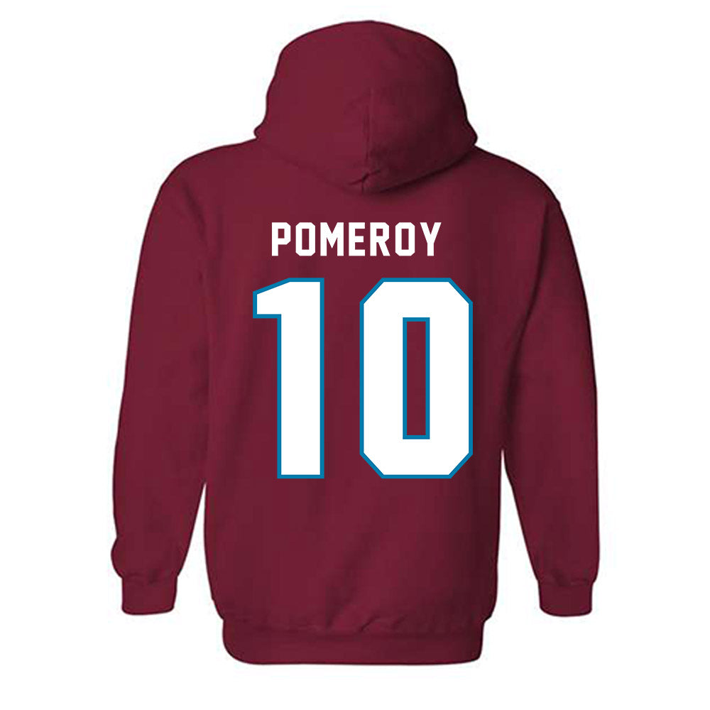 LMU - NCAA Women's Volleyball : Camille Pomeroy - Classic Shersey Hooded Sweatshirt-1