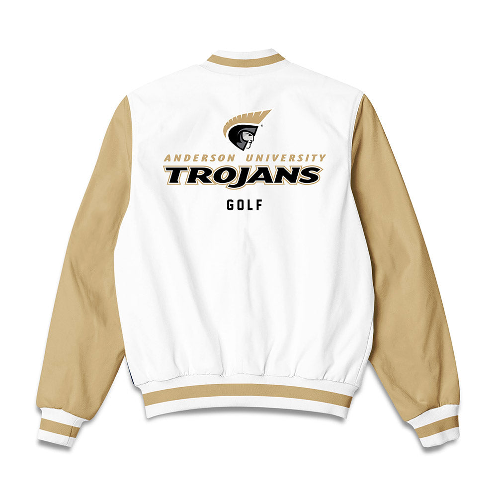 Anderson - NCAA Men's Golf : Julian Daws - Bomber Jacket-1