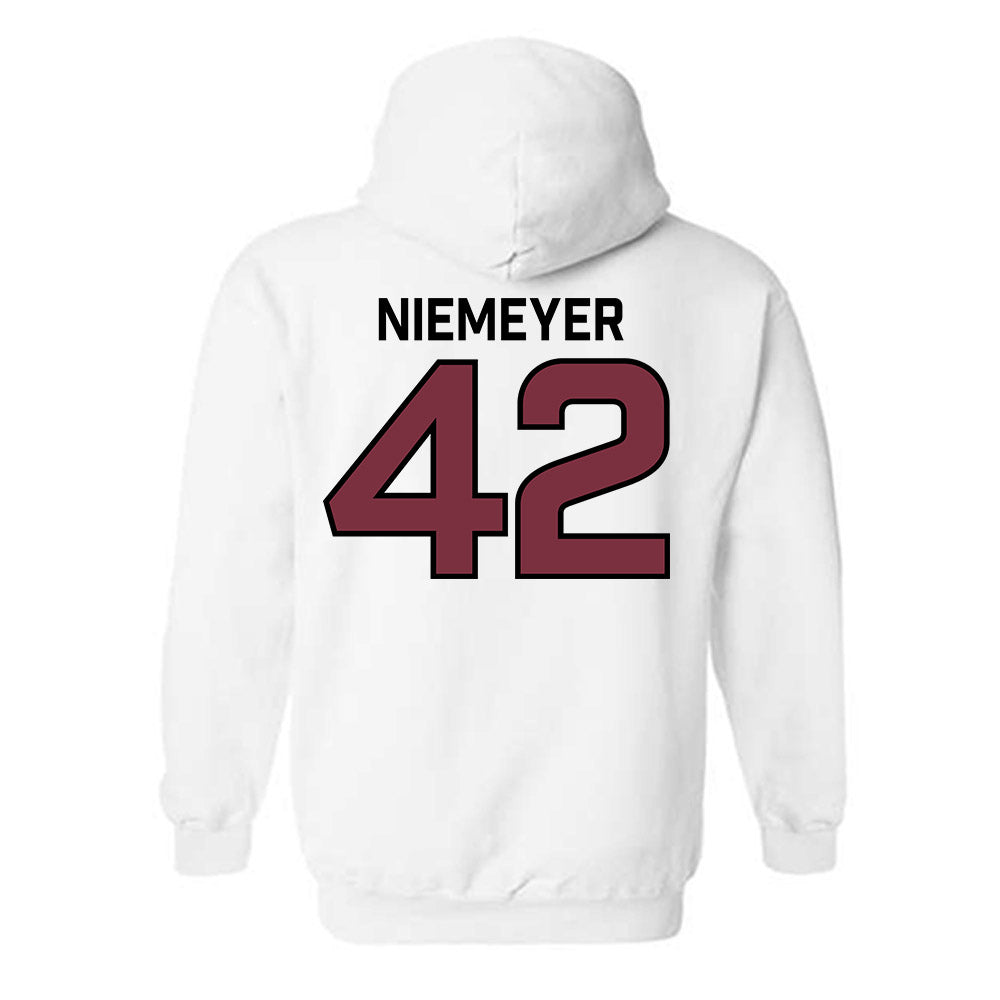 Bellarmine - NCAA Football : Brady Niemeyer - Classic Shersey Hooded Sweatshirt-3