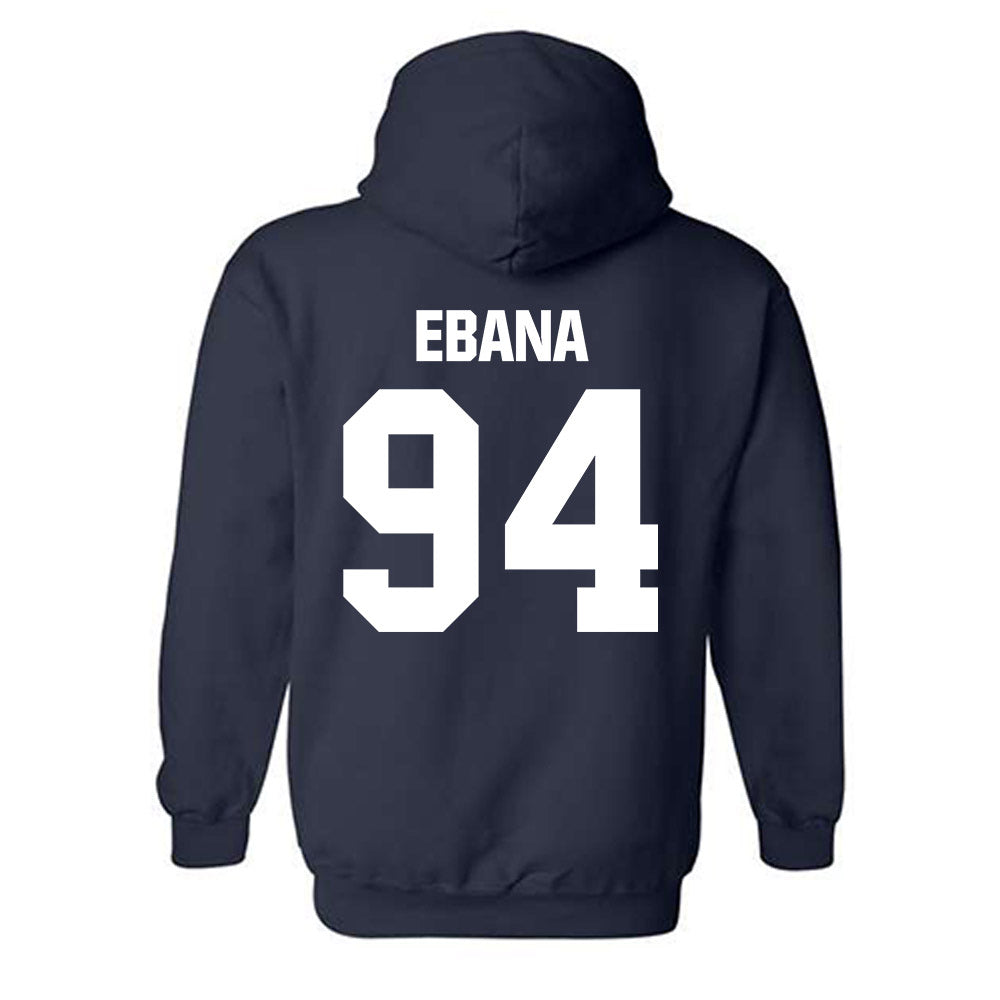 UNH - NCAA Football : Chief Ebana - Classic Shersey Hooded Sweatshirt-1
