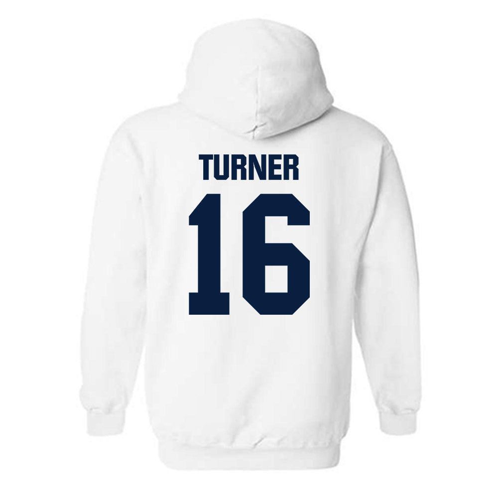 UNH - NCAA Men's Ice Hockey : JP Turner - Classic Shersey Hooded Sweatshirt-1