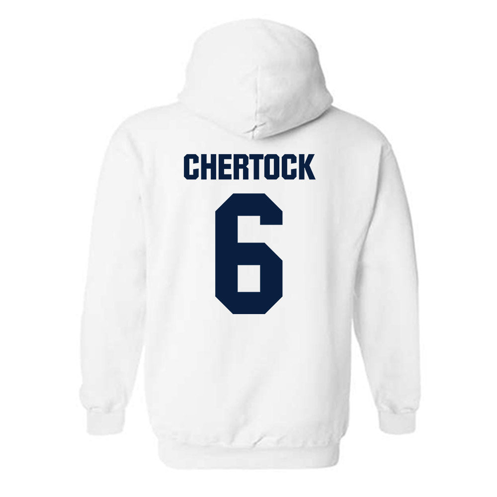 UNH - NCAA Women's Volleyball : Lucy Chertock - Classic Shersey Hooded Sweatshirt-1