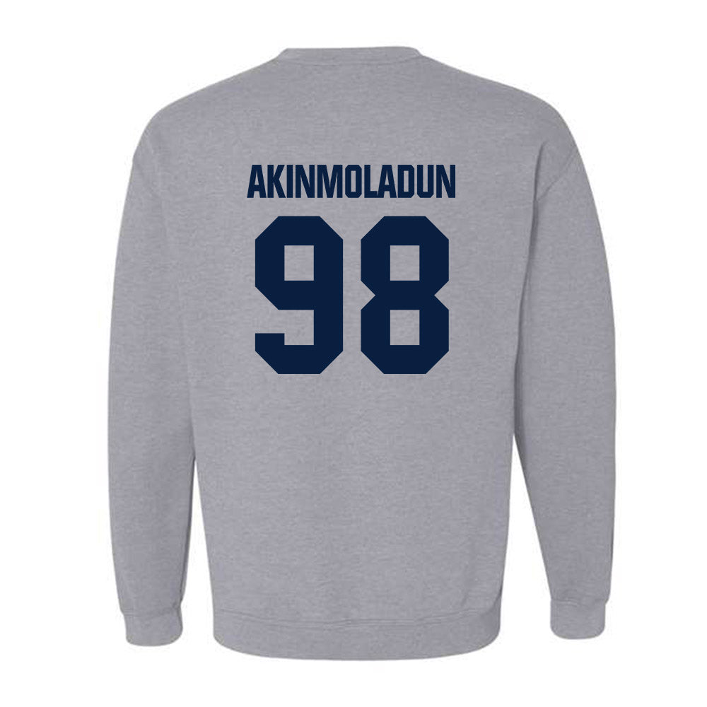 UNH - NCAA Football : Justice Akinmoladun - Classic Shersey Crewneck Sweatshirt-1