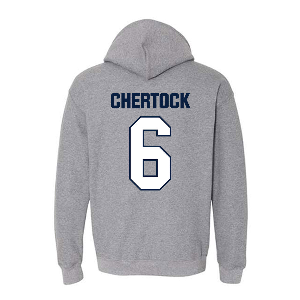 UNH - NCAA Women's Volleyball : Lucy Chertock - Classic Shersey Hooded Sweatshirt-1