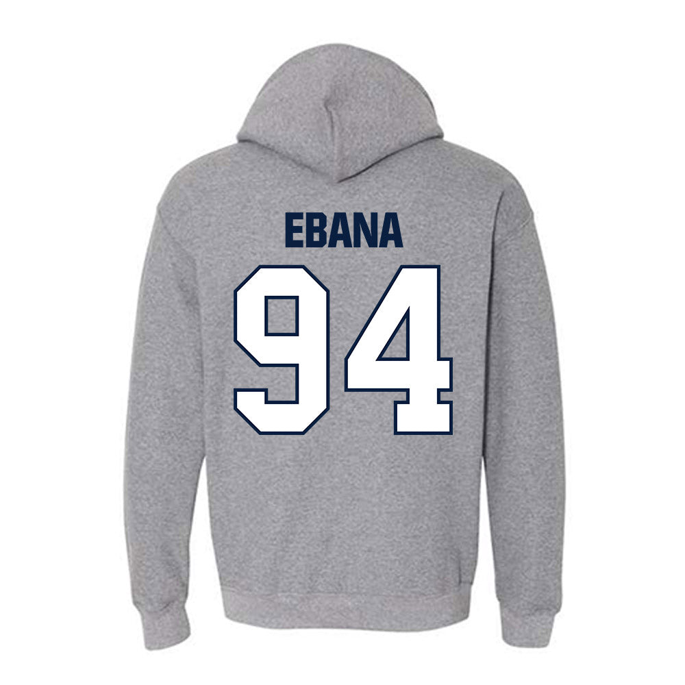 UNH - NCAA Football : Chief Ebana - Classic Shersey Hooded Sweatshirt-1