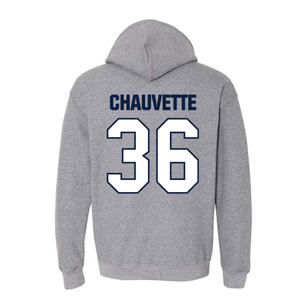 UNH - NCAA Men's Ice Hockey : Kyle Chauvette - Classic Shersey Hooded Sweatshirt-1