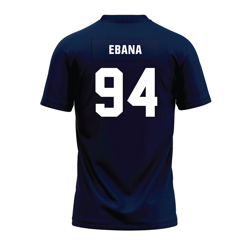 UNH - NCAA Football : Chief Ebana - Blue Premium Football Jersey-1