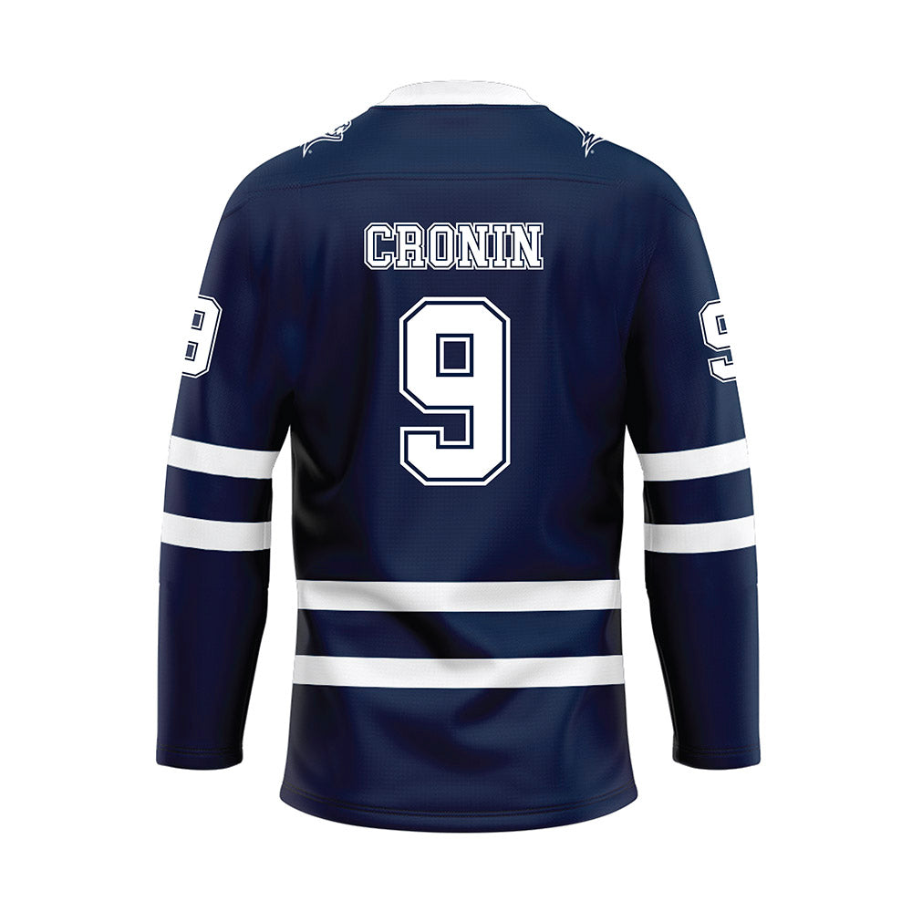 UNH - NCAA Men's Ice Hockey : Jack Cronin - Blue Hockey Jersey-1