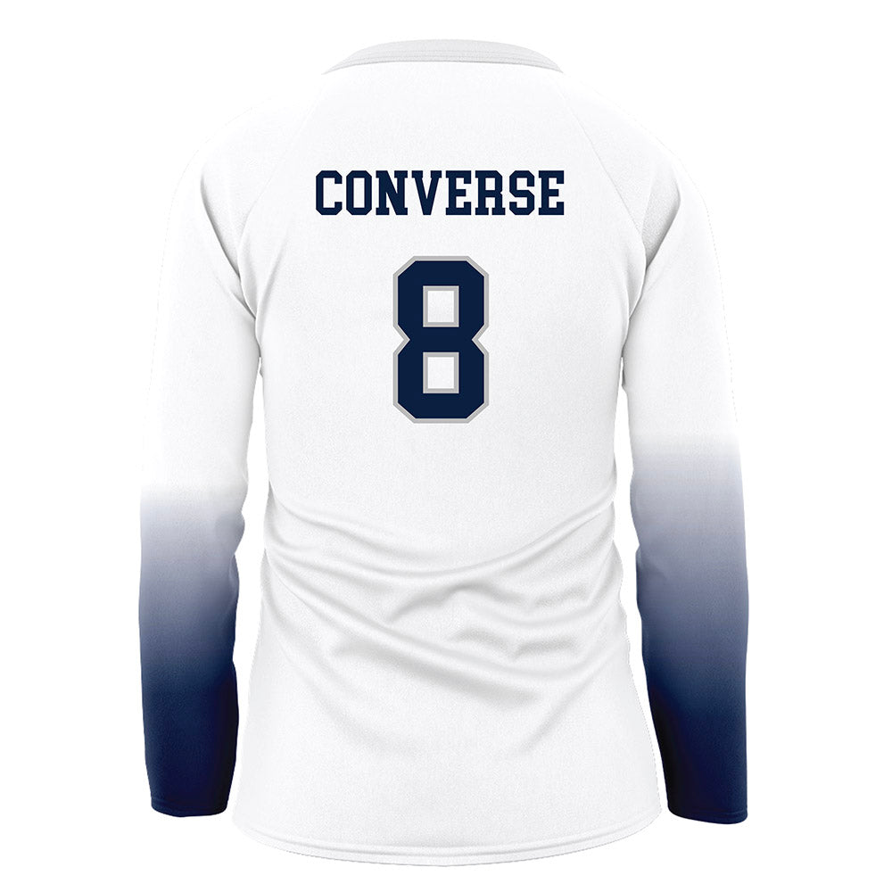 UNH - NCAA Women's Volleyball : Emma Converse - White Volleyball Jersey-1