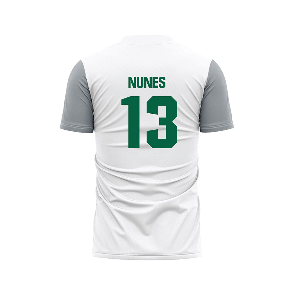 GGC - NCAA Men's Soccer : Pedro Nunes - White Soccer Jersey-1