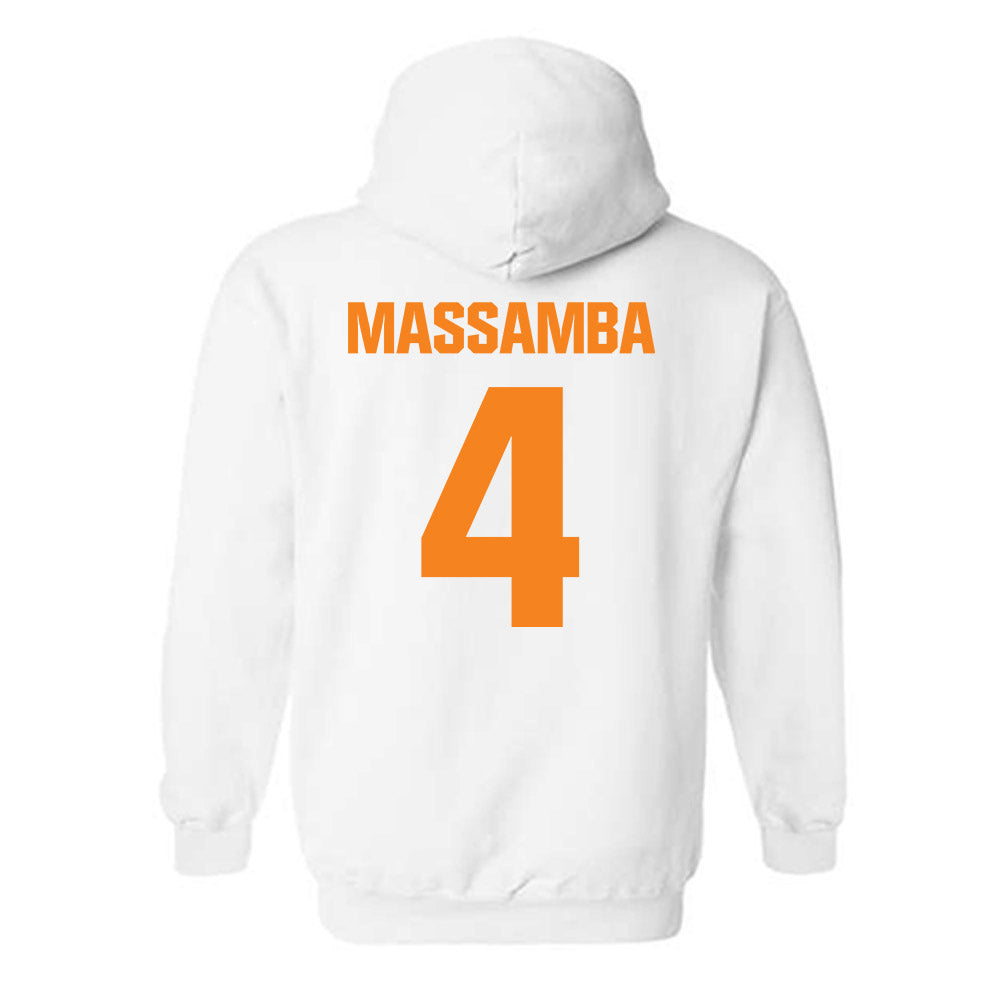 Tennessee - NCAA Men's Basketball : Clarence Massamba - Classic Shersey Hooded Sweatshirt-1