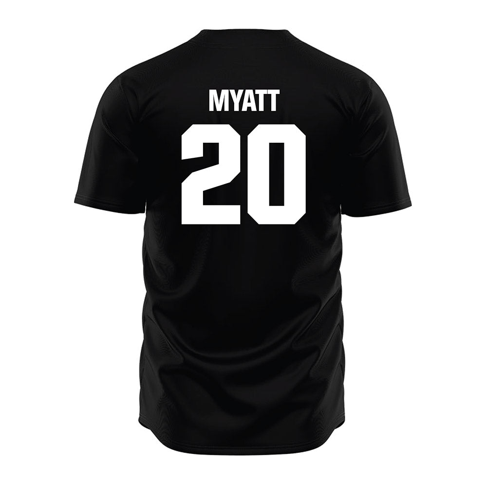 Tennessee - NCAA Baseball : Tyler Myatt - Black Jersey-1