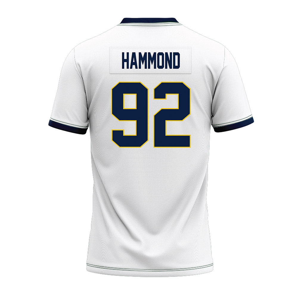 Michigan - NCAA Football : Ted Hammond - White Premium Football Jersey-1