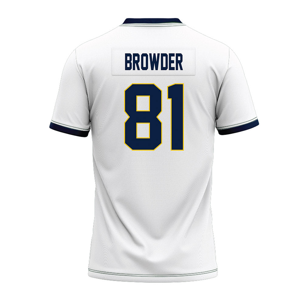 Michigan - NCAA Football : Jamar Browder - White Premium Football Jersey-1