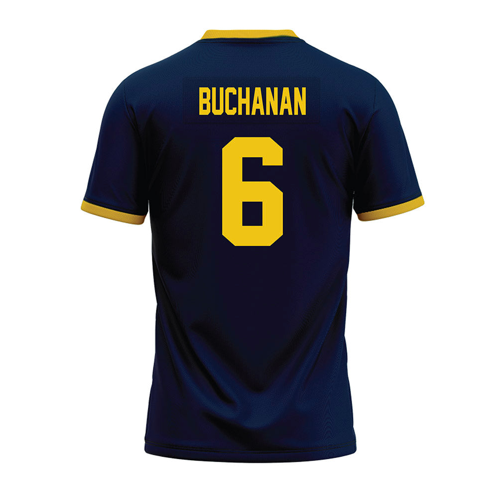 Michigan - NCAA Football : JJ Buchanan - Blue Premium Football Jersey-1