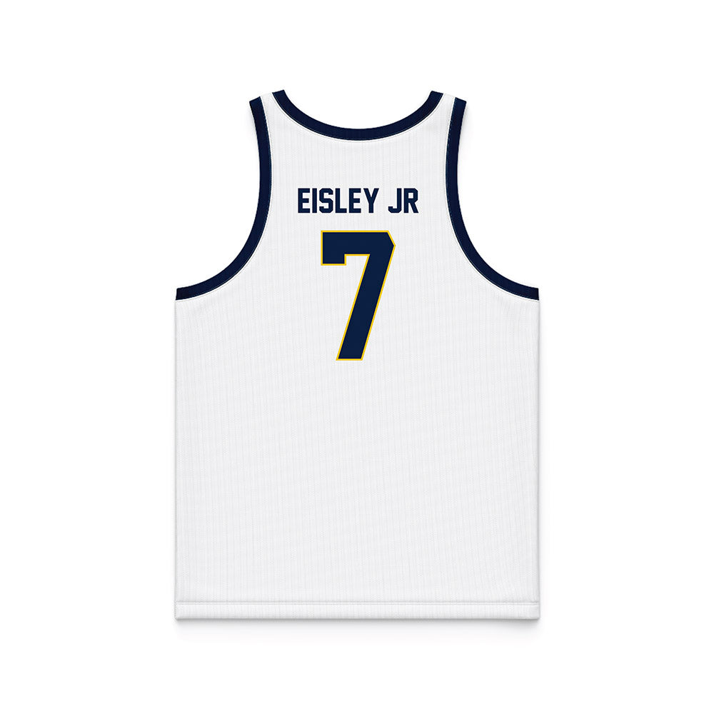 Michigan - NCAA Men's Basketball : Howard Eisley Jr - White Basketball Jersey-1