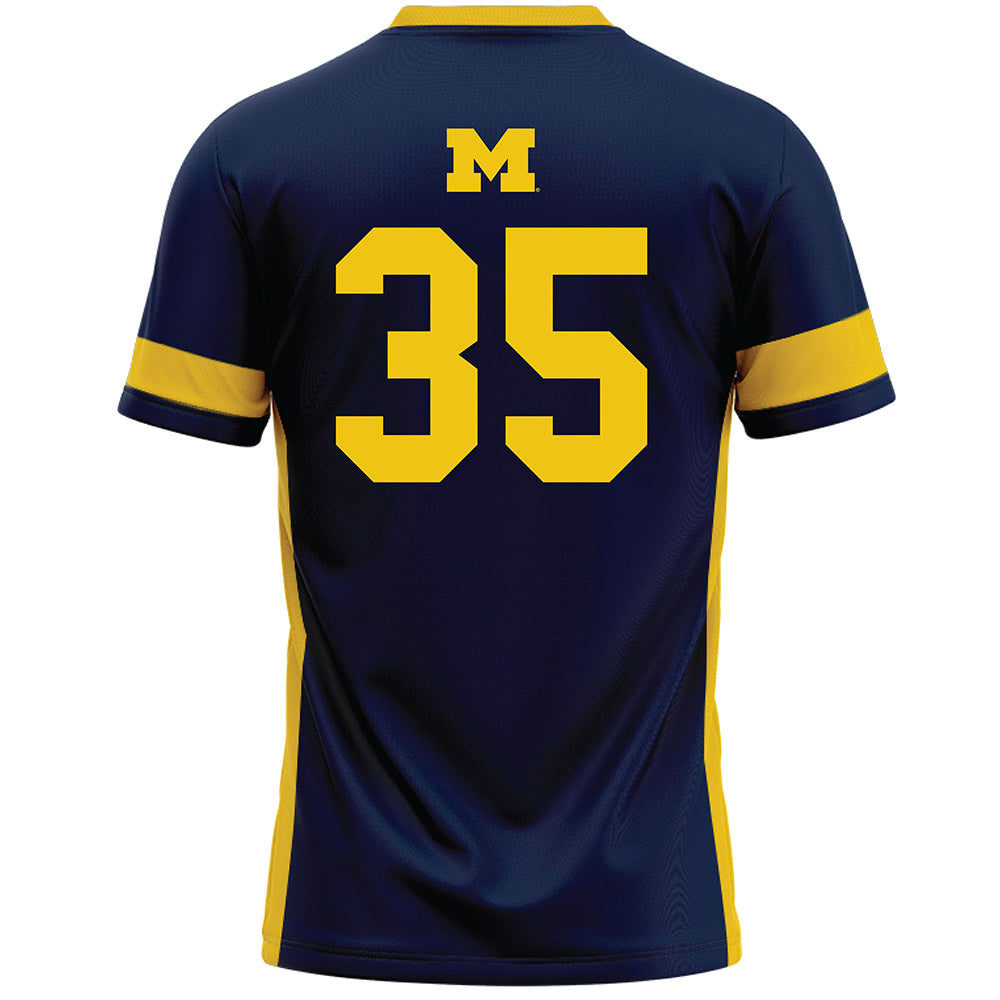 Michigan - NCAA Women's Lacrosse : Emma Bradbury - Lacrosse Jersey -1