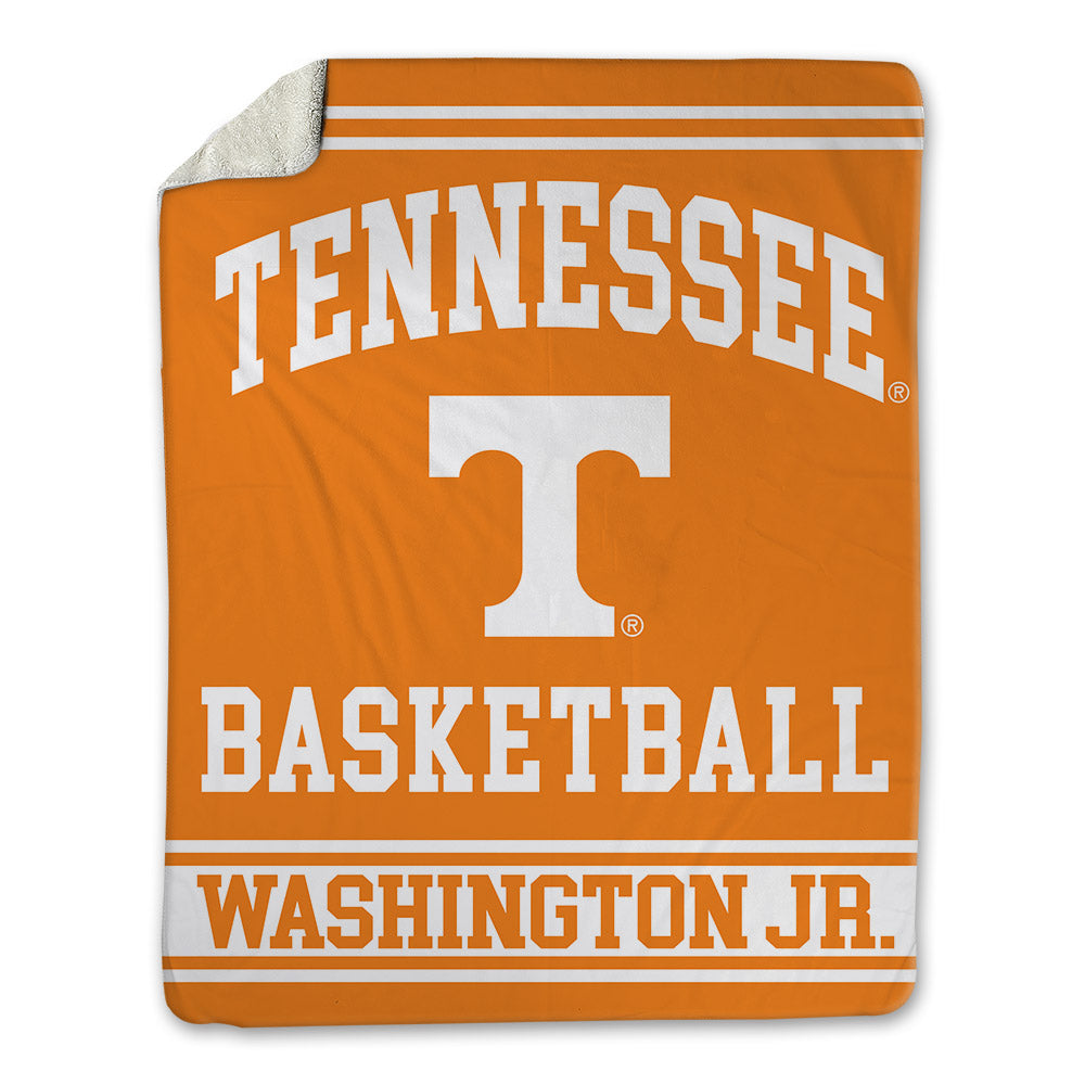 Tennessee - NCAA Men's Basketball : Christopher Washington Jr. - Blanket-0