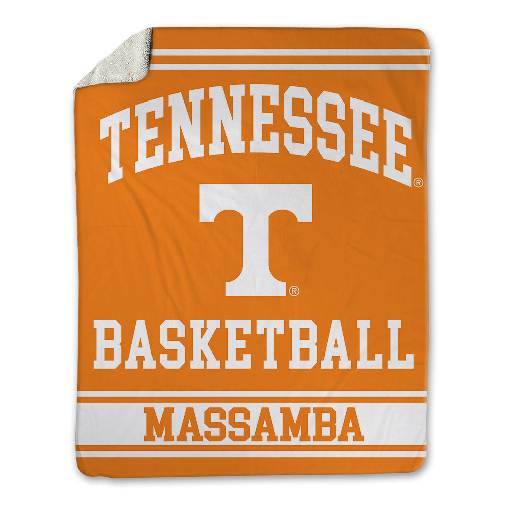 Tennessee - NCAA Men's Basketball : Clarence Massamba - Blanket-0