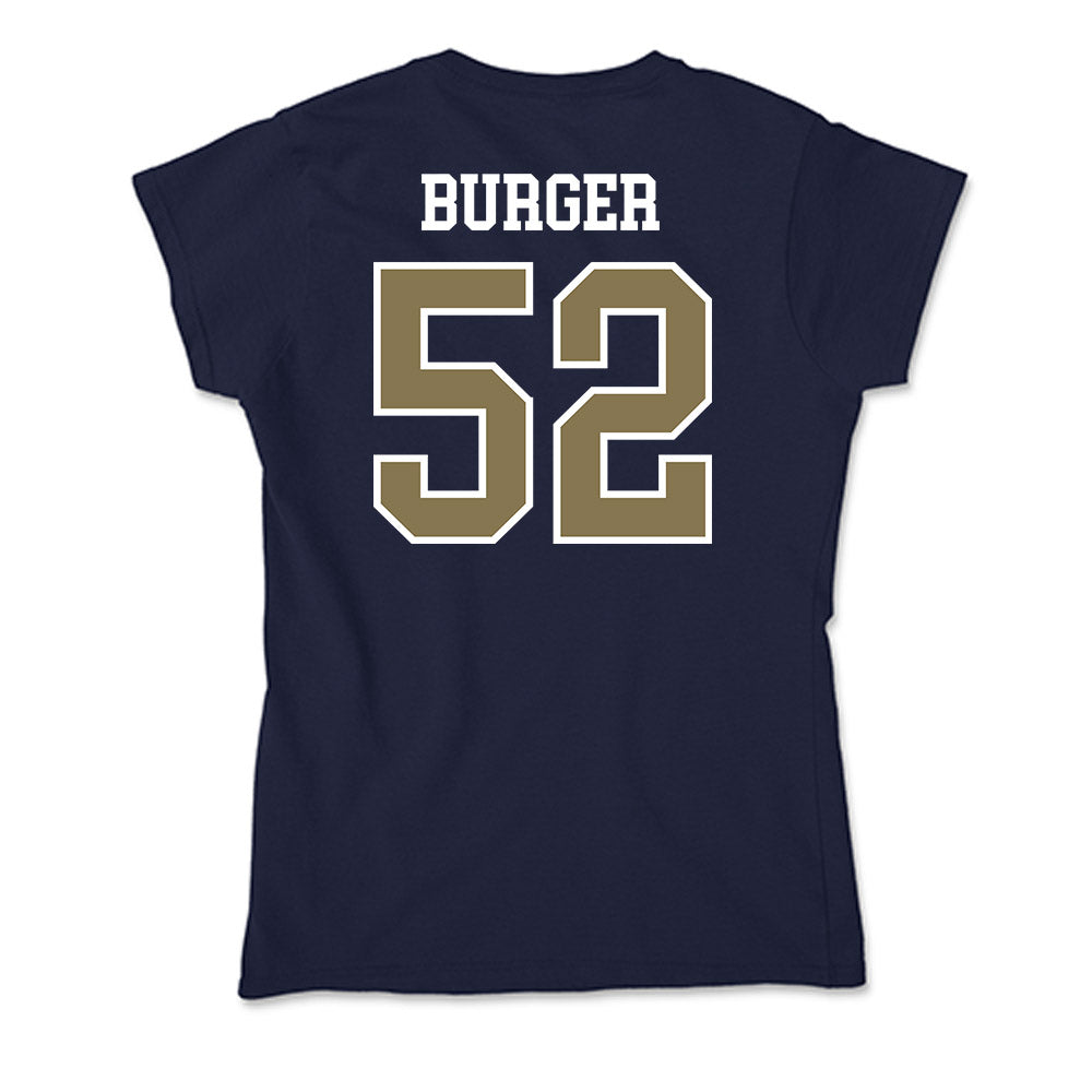 MSMU - NCAA Men's Lacrosse : Bronson Burger - Soft Style Women’s T-Shirt-1