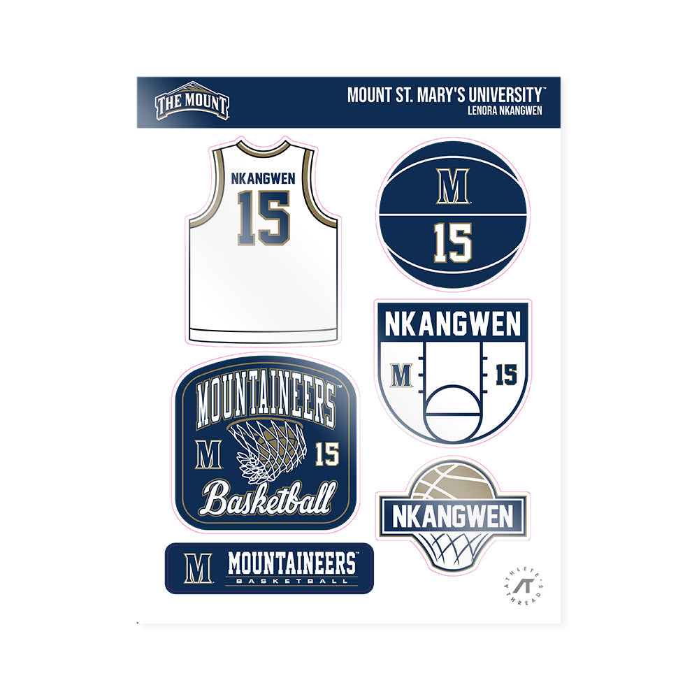 MSMU - NCAA Women's Basketball : Lenora Nkangwen - Sticker Sheet-0