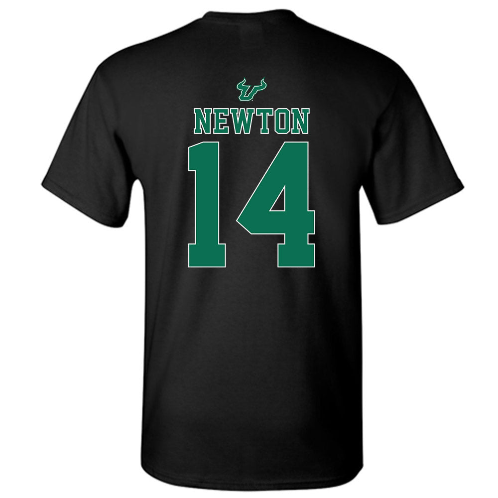 USF - NCAA Women's Lacrosse : Maggie Newton - The Debut Win T-Shirt-1