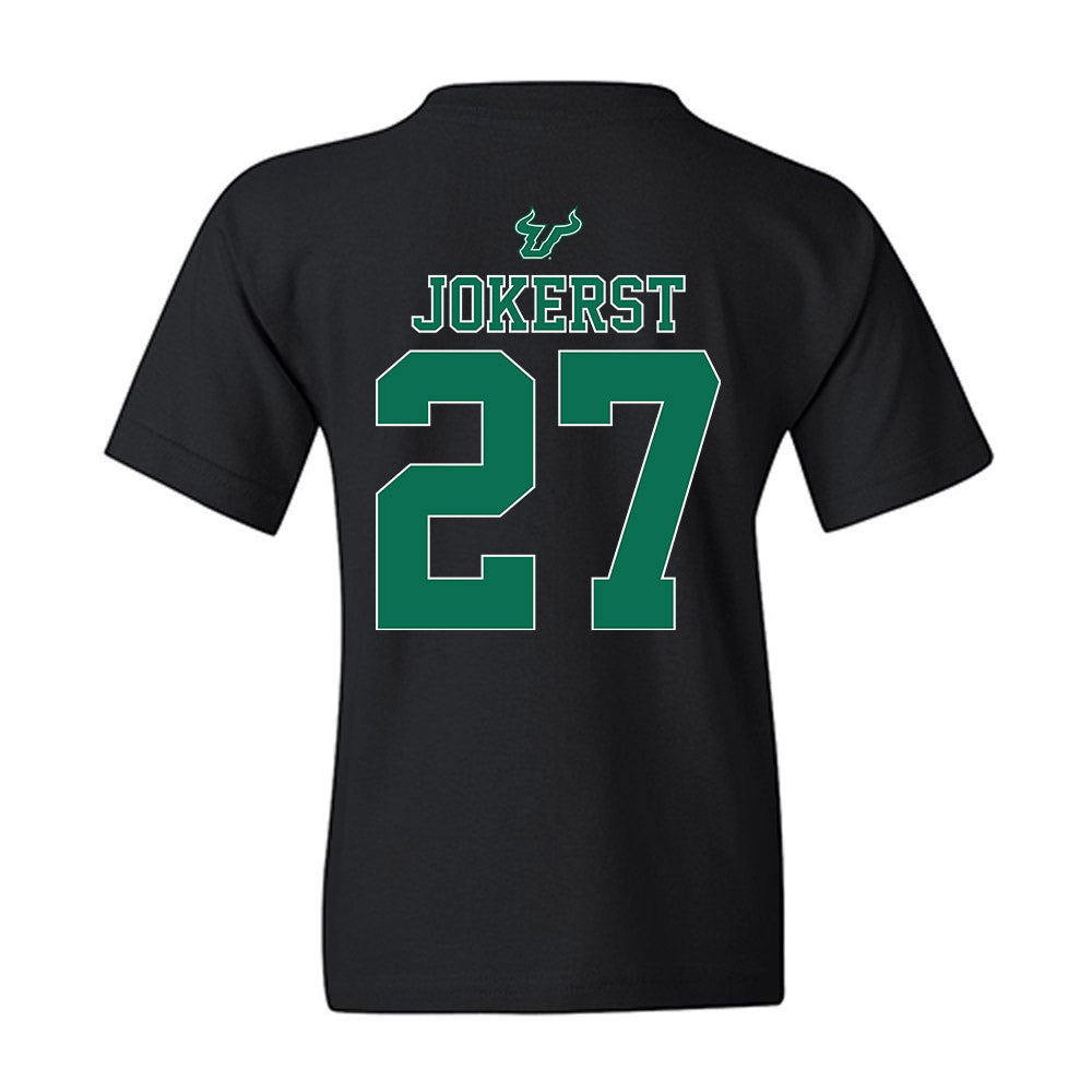 USF - NCAA Women's Lacrosse : Madisyn Jokerst - The Debut Win Youth T-Shirt-1