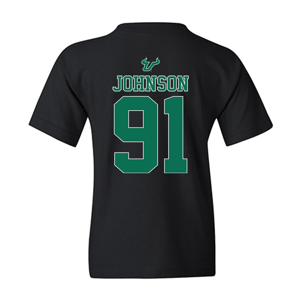 USF - NCAA Women's Lacrosse : Kalina "KJ" Johnson - The Debut Win Youth T-Shirt-1
