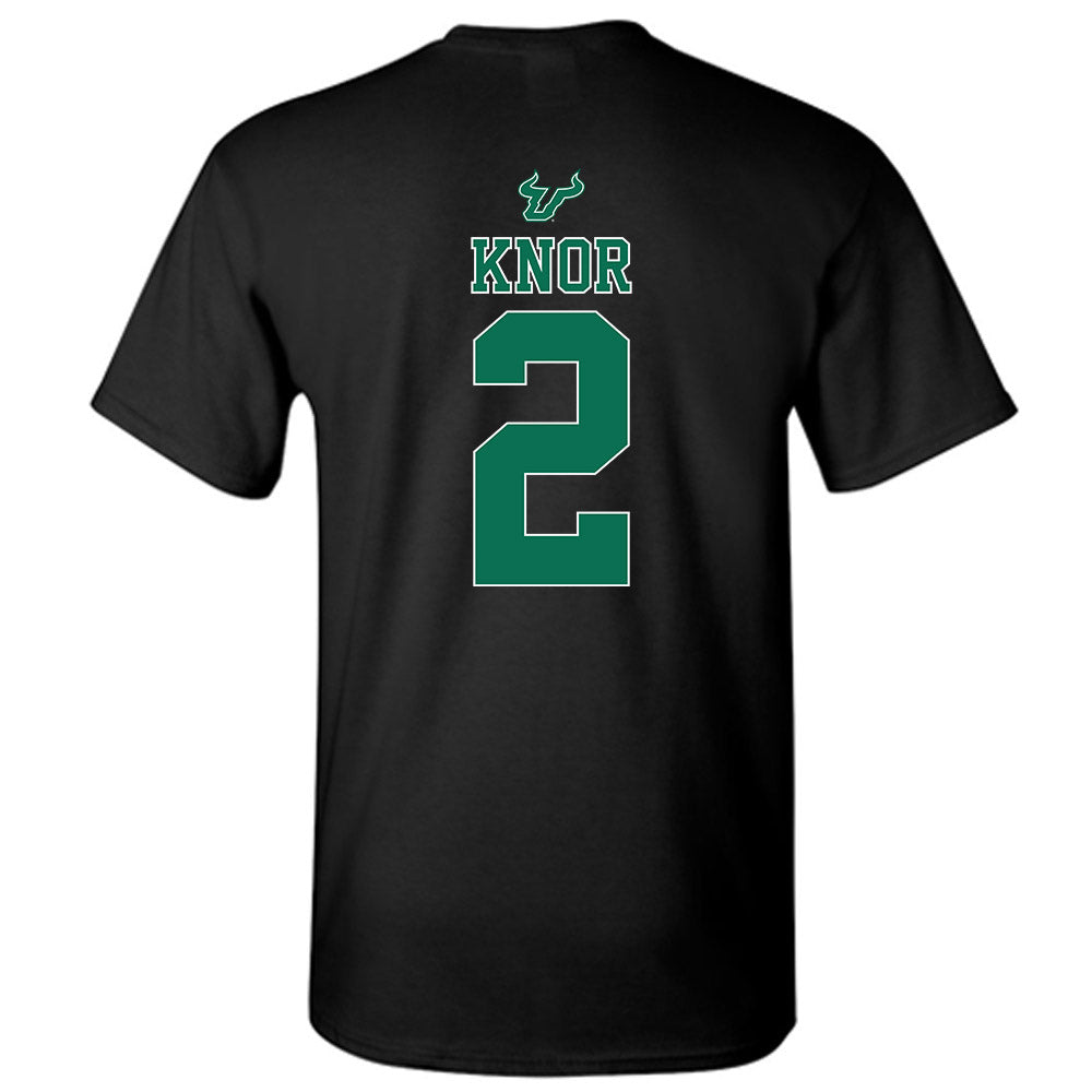 USF - NCAA Women's Lacrosse : Ansley Knor - The Debut Win T-Shirt-1