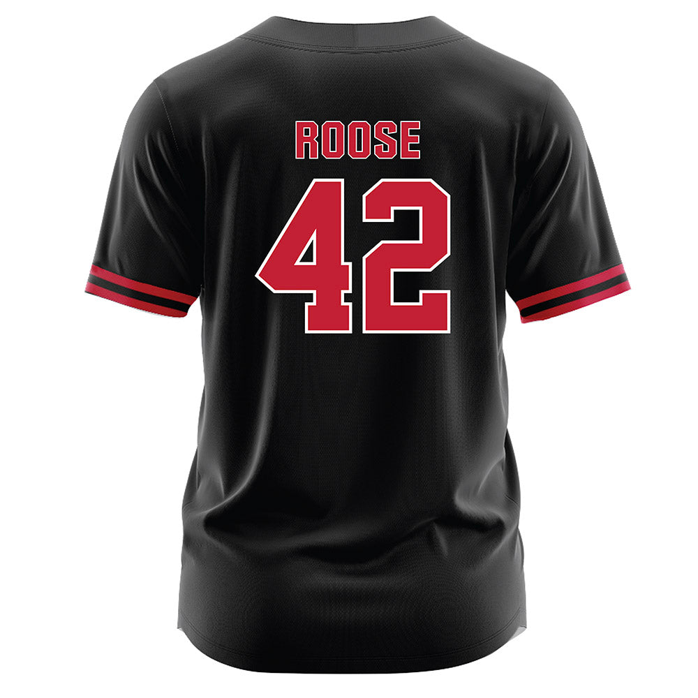 Georgia - NCAA Softball : Keirstin Roose - Black Jersey-1