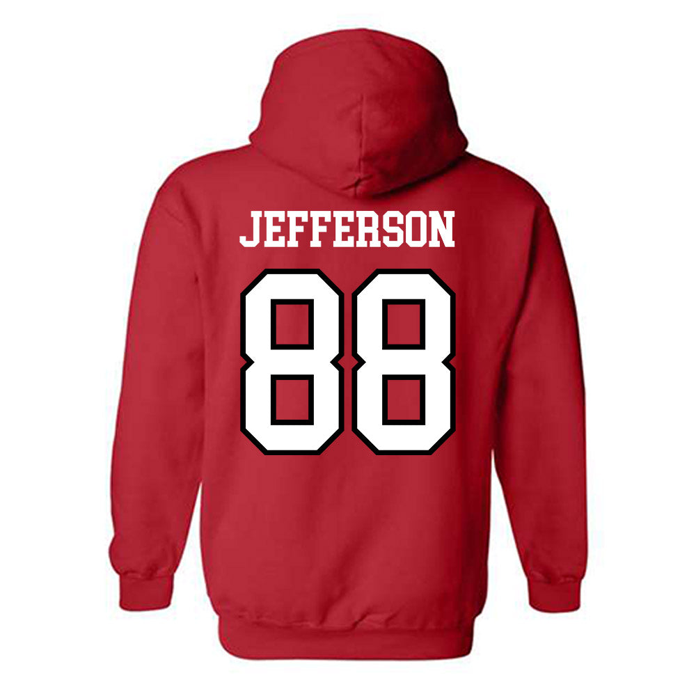 UNLV - NCAA Football : Velltray Jefferson - Classic Shersey Hooded Sweatshirt-1
