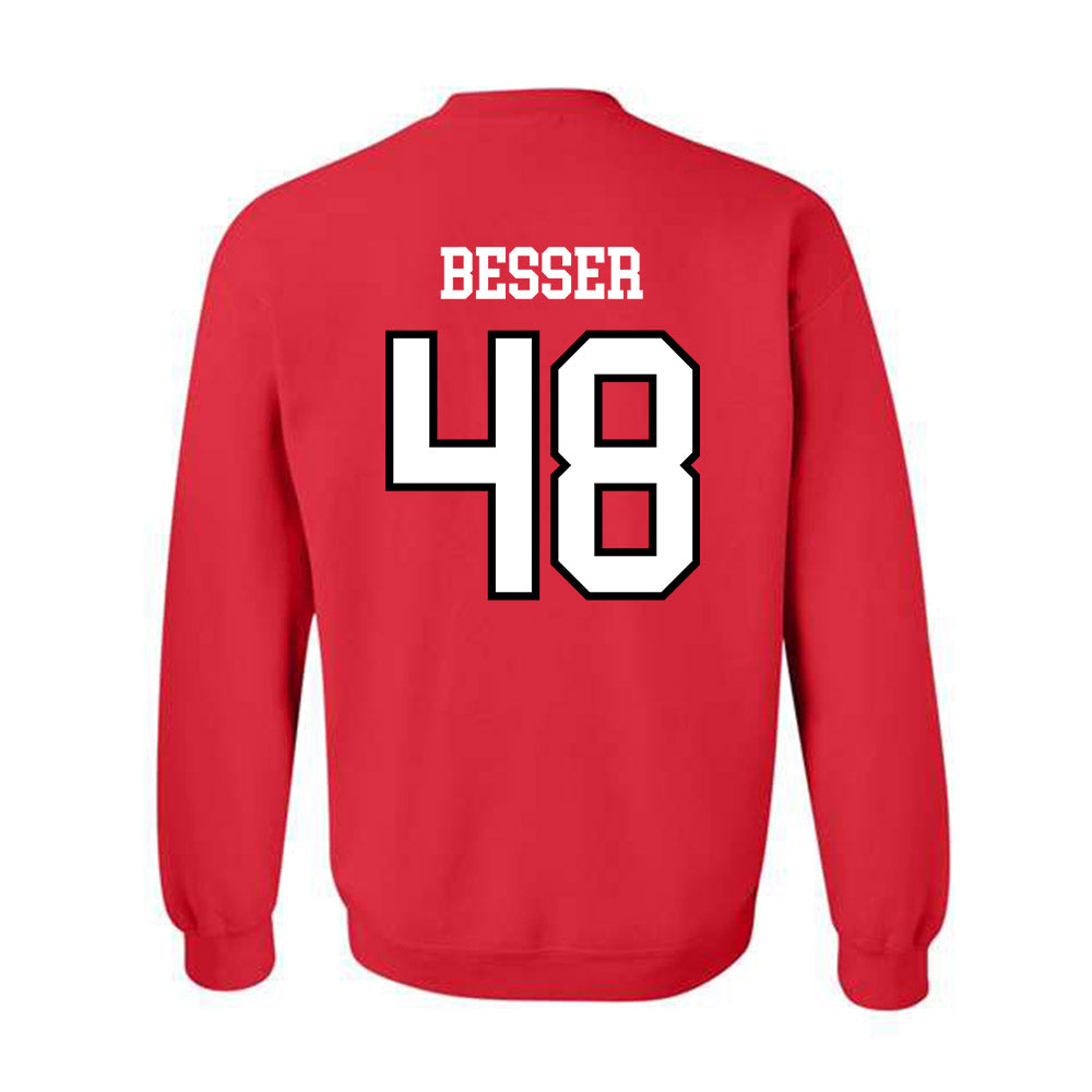 UNLV - NCAA Football : CJ BESSER - Classic Shersey Crewneck Sweatshirt-1