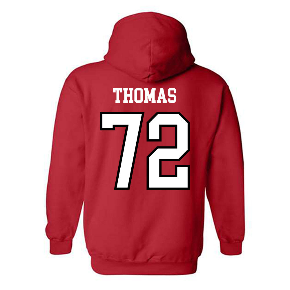UNLV - NCAA Football : Will Thomas - Classic Shersey Hooded Sweatshirt-1