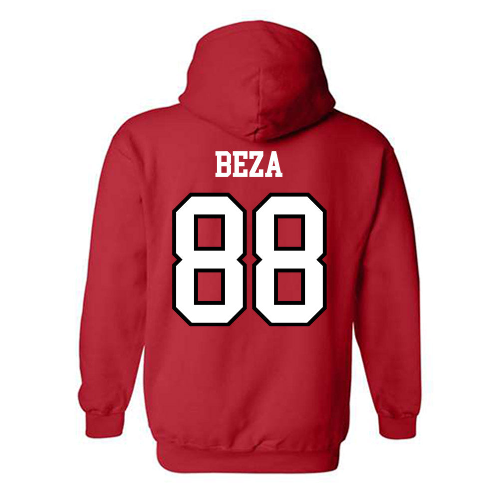 UNLV - NCAA Football : Jacob Beza - Classic Shersey Hooded Sweatshirt-1