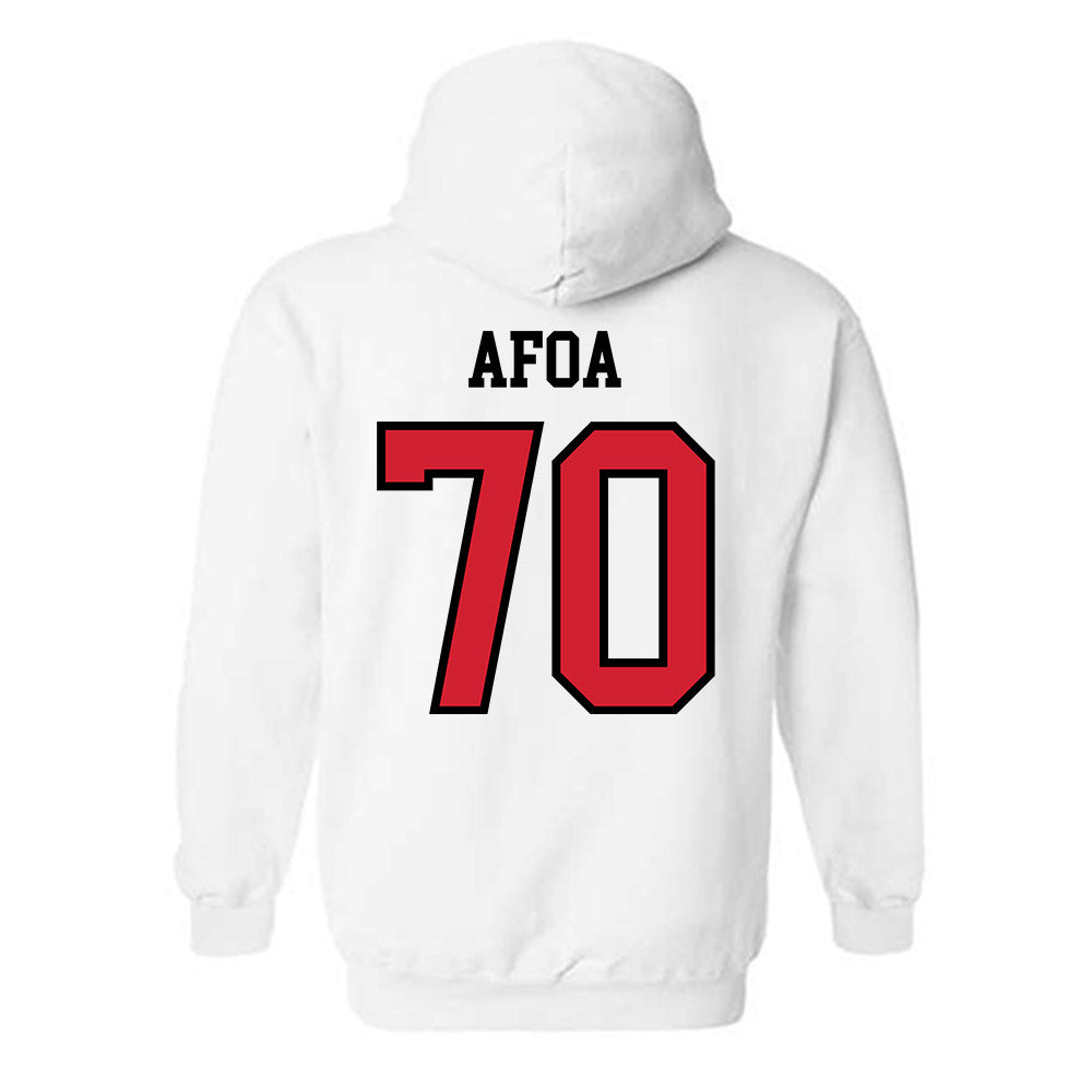 UNLV - NCAA Football : Alekai Afoa - Classic Shersey Hooded Sweatshirt-1