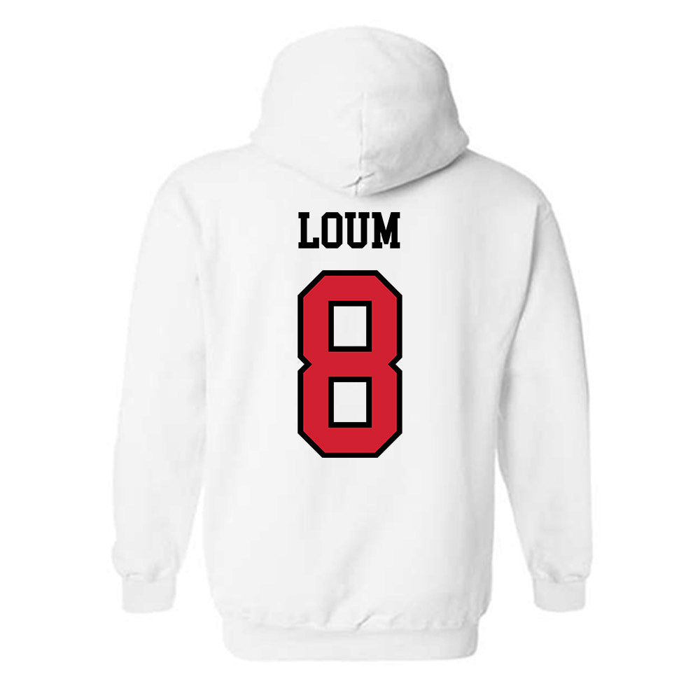 UNLV - NCAA Men's Basketball : Moustapha Loum - Classic Shersey Hooded Sweatshirt-1